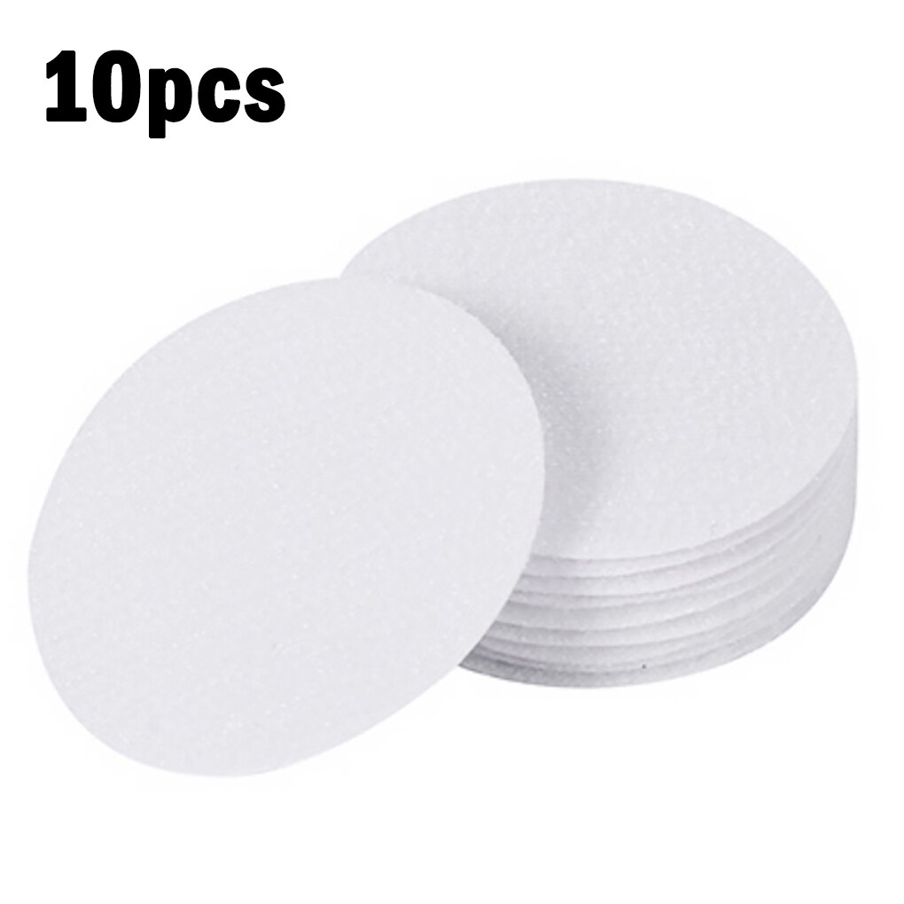 Antislip Vloermat Plakband Pad Tapijt Tapijt Grijper Coin Ronde Vormige Pad Montage Tape: white 10 pairs