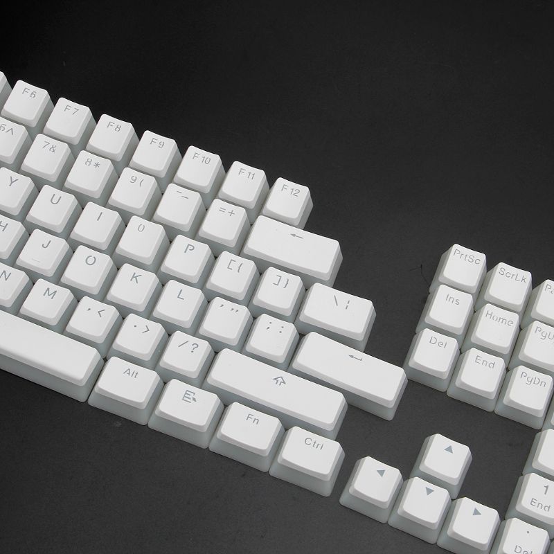 104 key Caps PBT Double Skin Milk Shot Backlit Keycap For OEM Cherry MX
