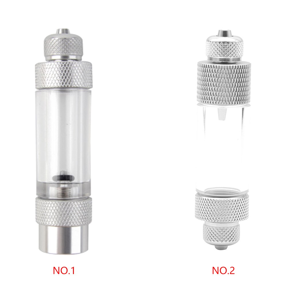 Double Head Aquarium CO2 Bubble Counter Aluminum Alloy Non-return CO2 Regulator Carbon Dioxide Measurement Device