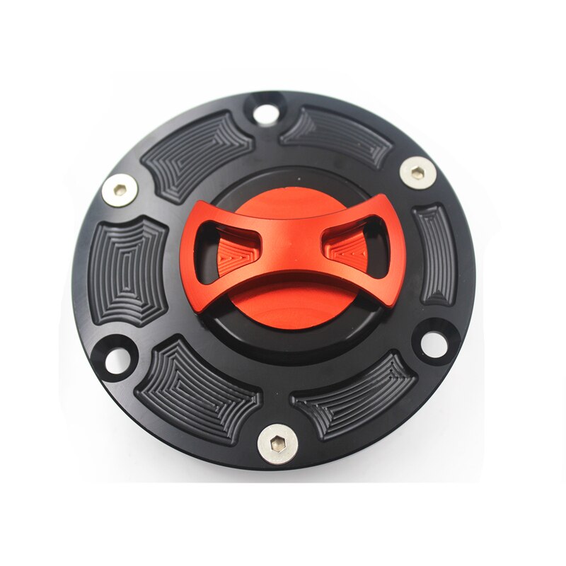 Motorcycle CNC Aluminum Keyless Gas Oil Fuel Tank Cap Cover For Aprilia RS125 RSV1000 Speed Four Tiger 1050 Sprint 1050