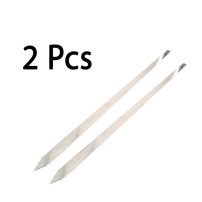 Pincho de carne para barbacoa, tenedor plano galvanizado de acero inoxidable, Kebab turco, Doner, 50 Cm, cocina, jardín, Shish Gadget: 2 Pcs