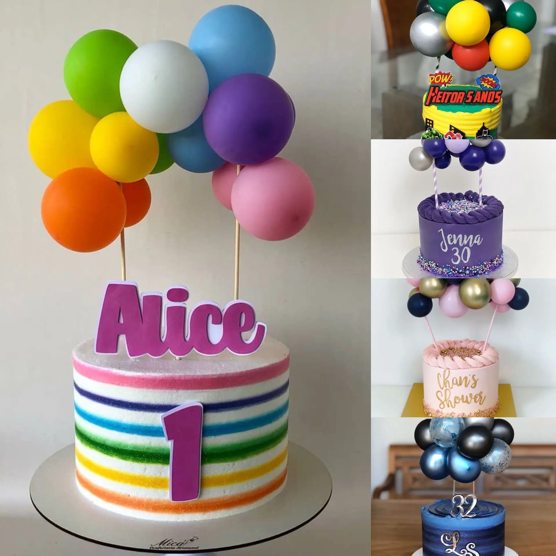 10 stks 5 Inch Ballon Cake Topper Metalen Confetti Ballen Cloud Vorm voor Verjaardag Baby Douche Bruiloft Decoratie DIY benodigdheden