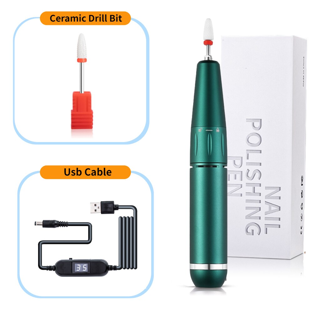 35000/20000RPM macchina per Manicure trapano per unghie fresa per Manicure accessori per Pedicure strumento per Nail Art punta per trapano per unghie