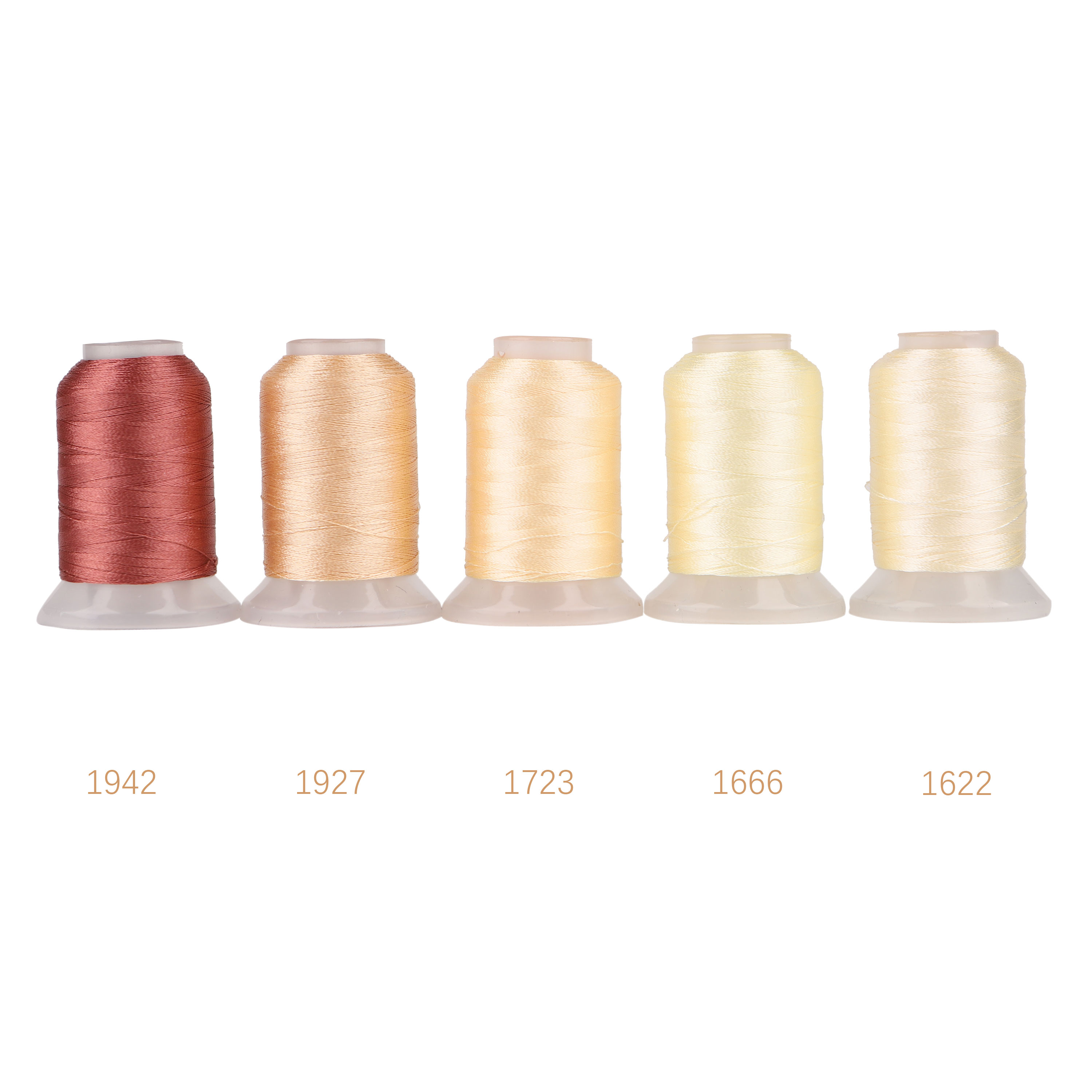 80 juego de colores Madeira Premium 40WT hilo de bordar de poliéster 500M cada carrete Brother Babylock Janome Singer máquinas para el hogar: De café