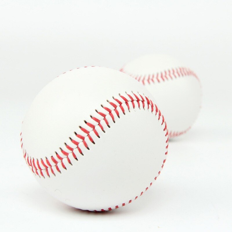 Pelotas de béisbol suaves interiores de goma superior de PVC de para entrenamiento de pelota de softbol 9 "bolas de Baseball hechas a mano
