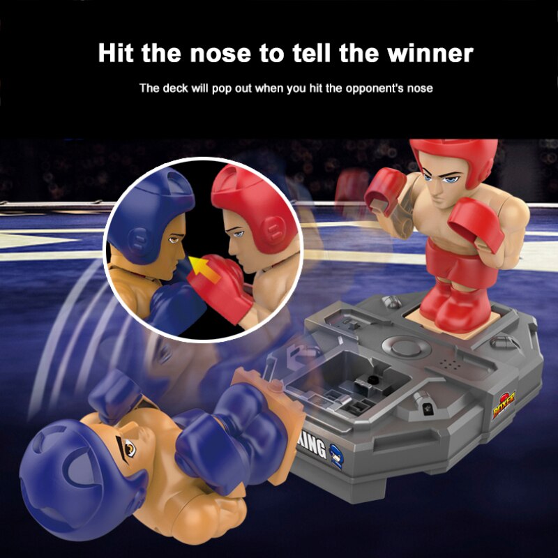 Remote Sensing Fighting Robot Boxing Fighting Double Game Interactive Educational Electric Children's Remote Control Toys