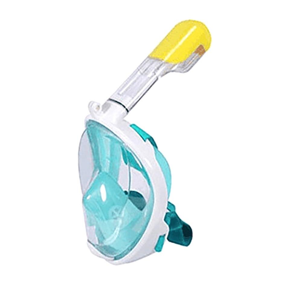 Swimming Diving Full Face Fnorkel Mask Use For Underwater Breathe Ocean Underwater Sport Diving Breathing Mask Swimming Series: Blue / L/XL