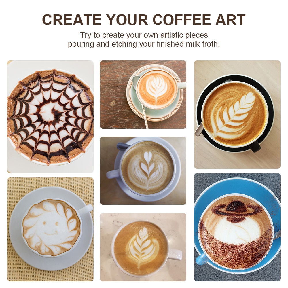 Electric Milk Frother Automatic Handheld Milk Foam Maker for Bulletproof Latte Cappuccino Chocolate Matcha Coffee Maker