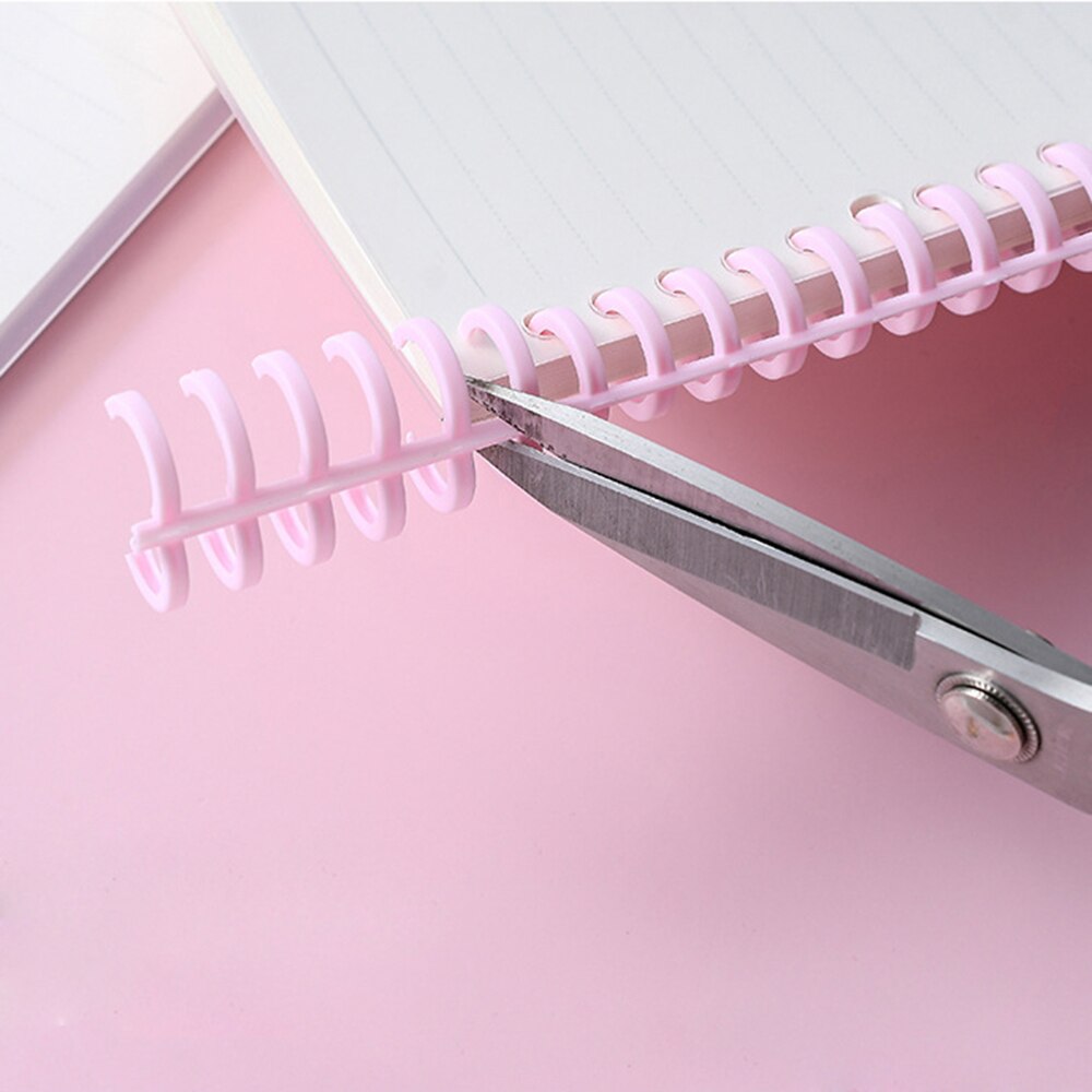 30 Hole Loose-leaf Plastic Binder Book Rings Spring Notebook Spiral Rings for A4 A5 A6 Paper Notebook Stationery Office Supplies
