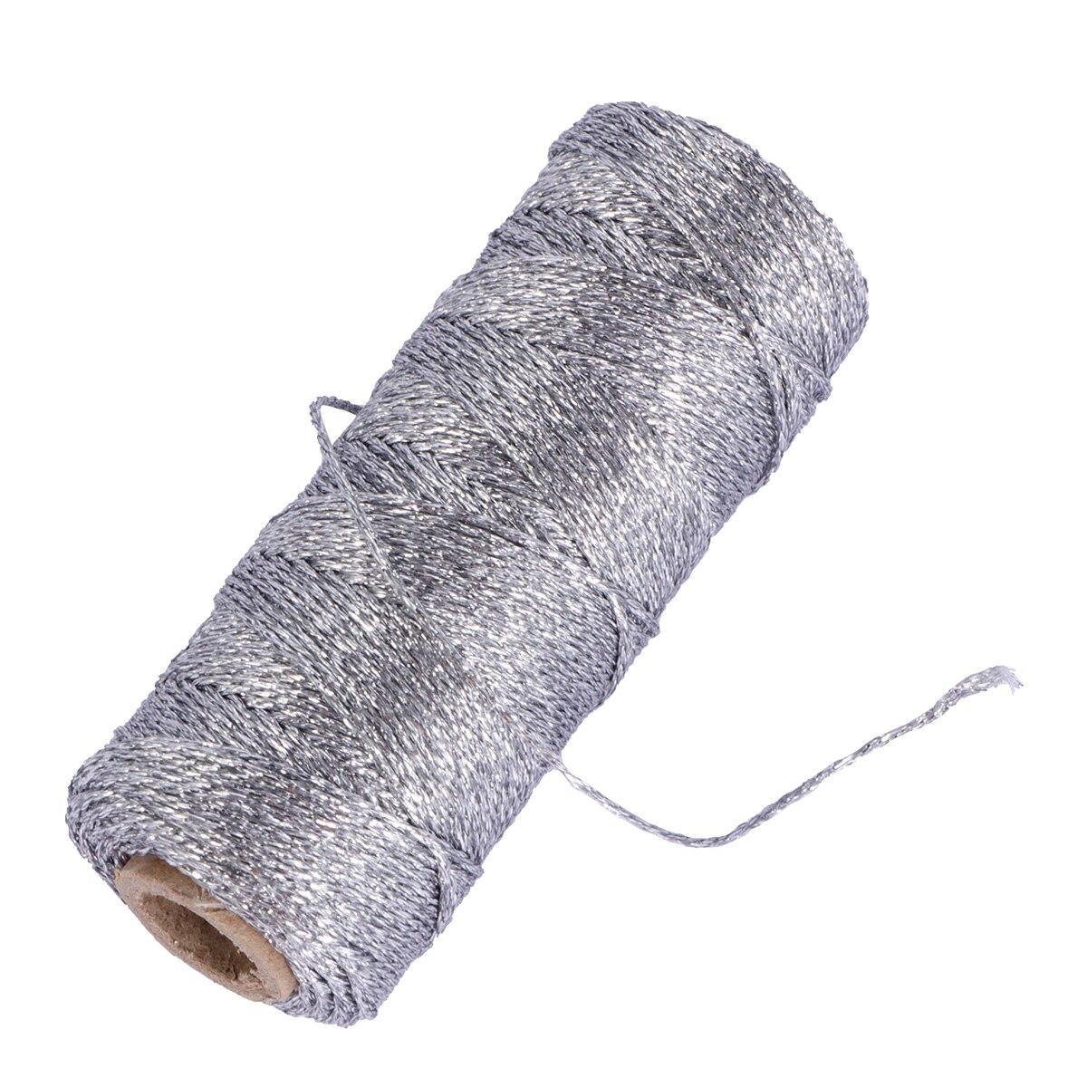 1 Roll DIY Tied Rope Chic Exquisite Decorative Rope DIY Crafts Rope Packing Rope for Home Inside Indoor: Silver