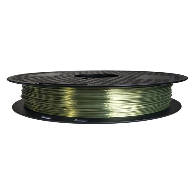PLA włókno jedwabne 1.75MM 250g błyszczące PLA 3D drukarki Filament 0.25kg jedwabna tekstura PLA 3D DIY materiały do drukowania kolor Dropshipping: bronze 250g