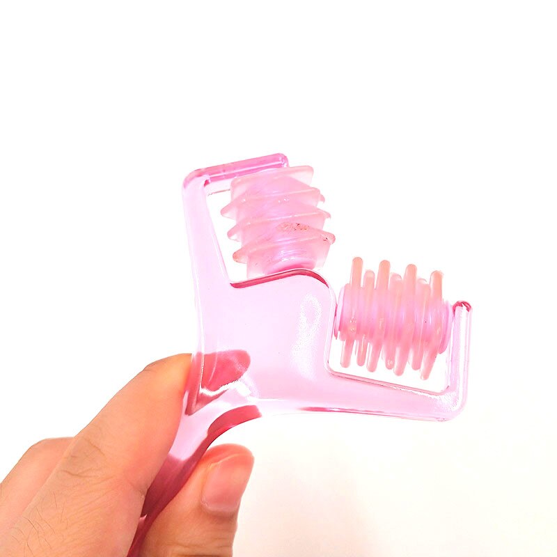 Slimming Chin Massage/Irregular feather wheel chin massage wheel/ Face Vibration Facial Beauty Roller /Massager Stick