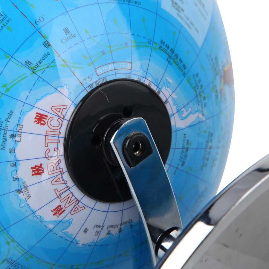 20Cm Globe Onderwijs Levert Desktop Decor Home Office Met Led Licht Wereld Aarde Globe Kaart Geografie Educatief Speelgoed