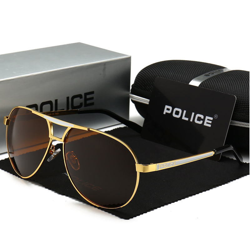 Luksus mærke politi kørsel solbriller mænd polariseret kamæleon misfarvning solbriller til mænd  uv400 8481: 5