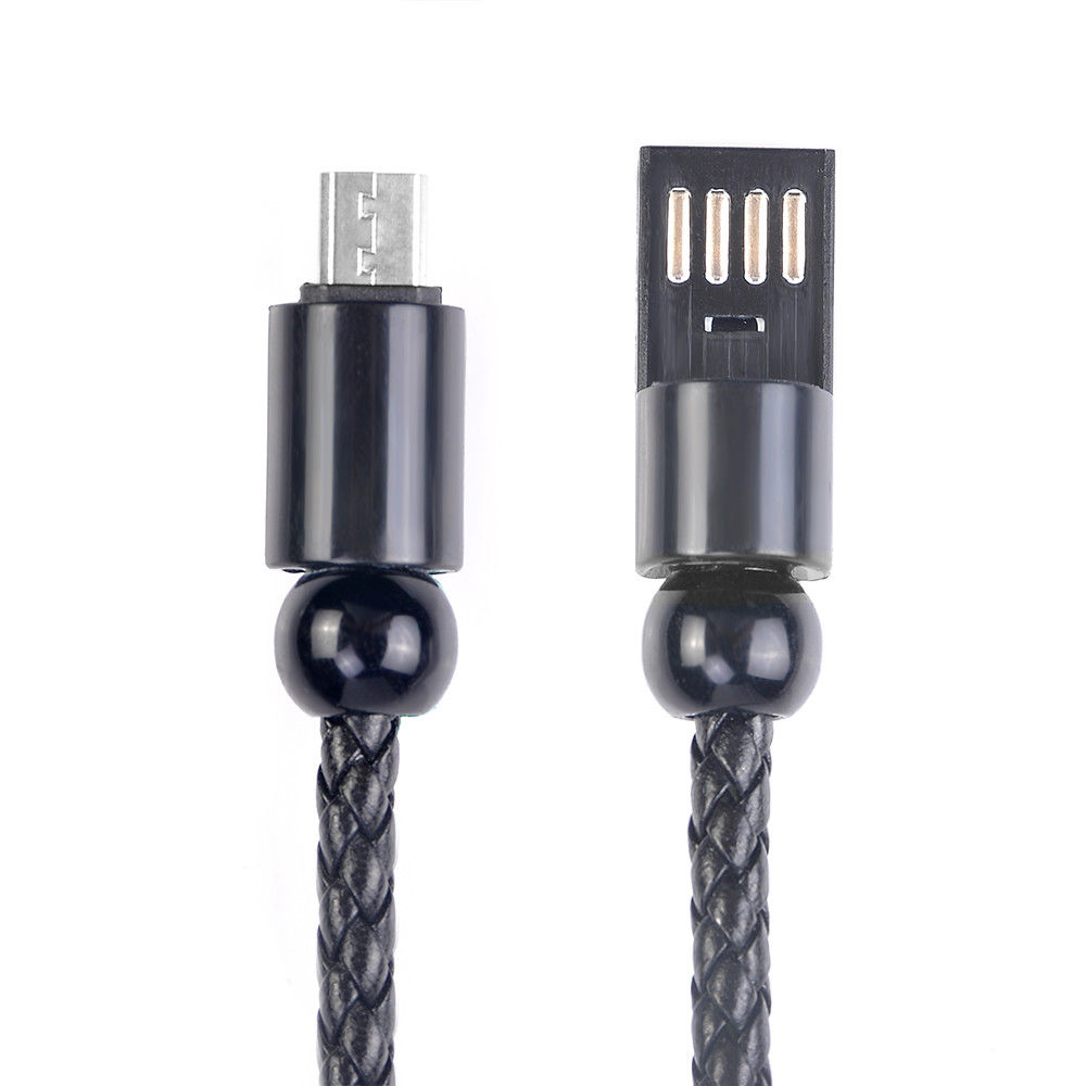USB Data Cable Bracelet Charger Data Sync Cable Bracelet Wrist Strap for Android/Type-C/iPhone 12 for Samsung S6 S7 for Xiaomi
