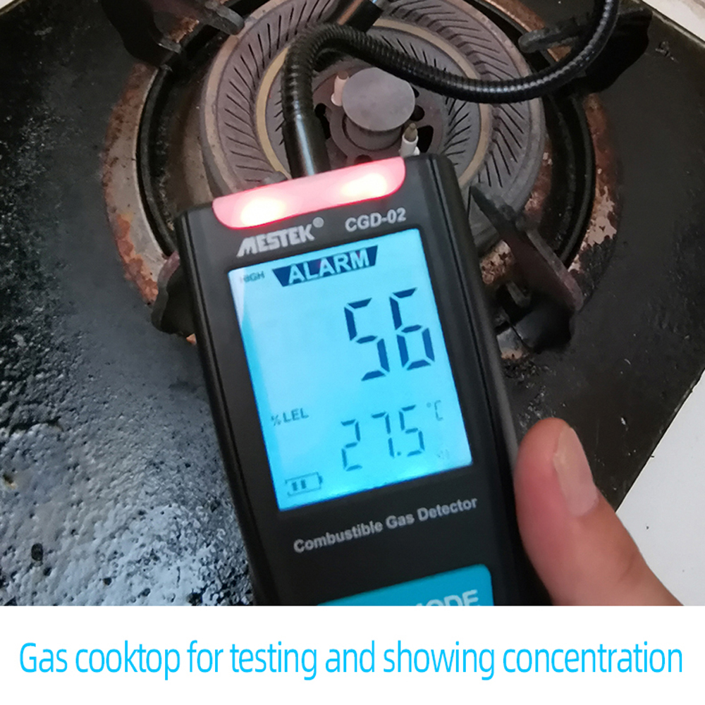 CGD-01 CGD-02 Gas Detector Gas Analyzer Leak Detector Automotive Combustible Gas Sensor Air Monitor with Alarm