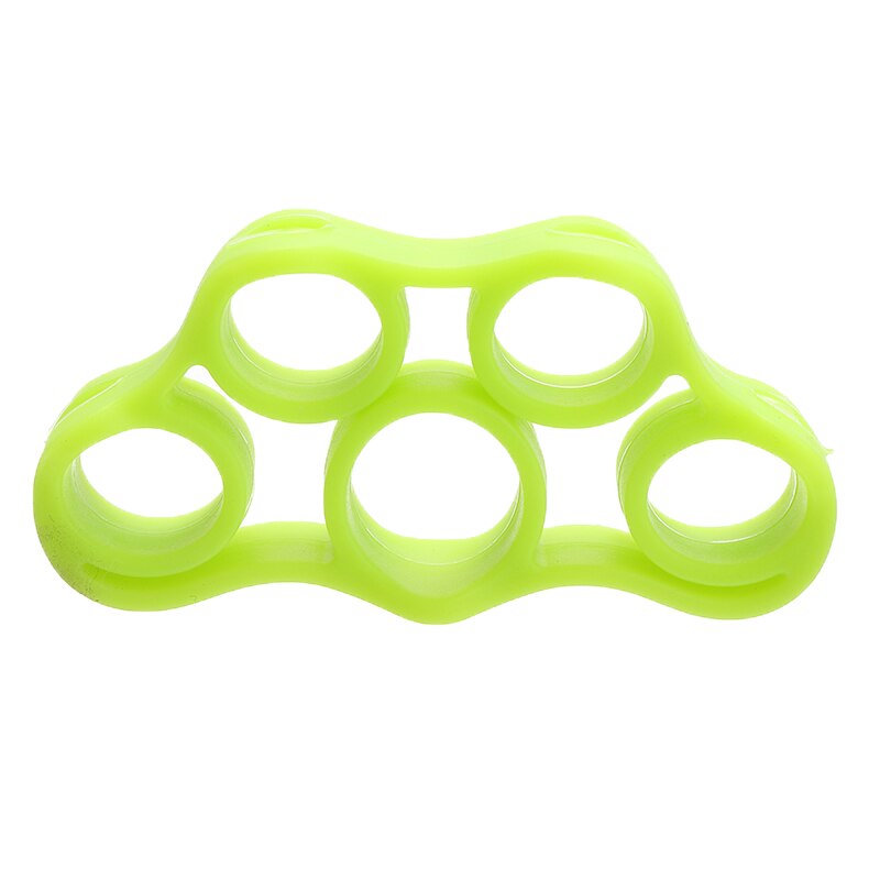 Bandas de resistencia para dedo, tensor de silicona para dedo, ejercitador de mano, agarre de fuerza, muñeca, ejercicio, entrenador, equipo de Fitness: Oro