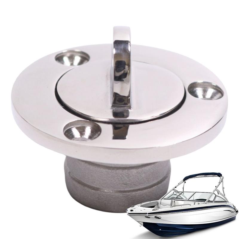 Boat Plugs 1 Inch Drain Outlet Plug Leak Proof Drain Plugs Thread Boat Plug Stainless Steel Boat Scupper Plugs For Fishing Boat