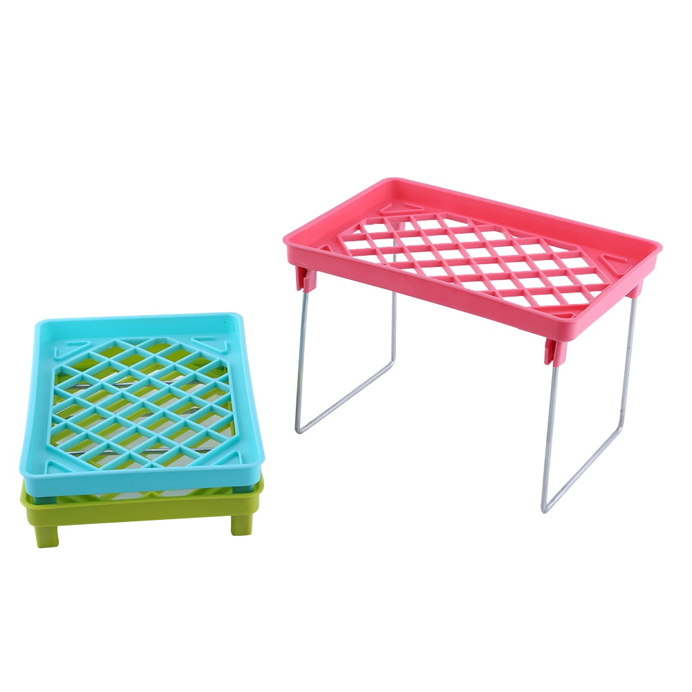 Practical Foldable Stackable Storage Shelf Rack Or... – Grandado