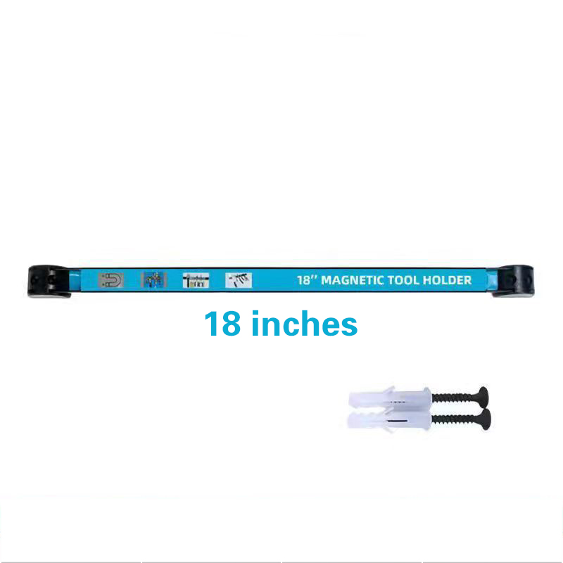 Hochleistungsmagnet-Werkzeugstangen-Streifen halter, magnetischer Werkzeug halter, Schraubenschlüssel-Organizer-Wand-Aufbewahrungswerkzeugstangenstreifen-Rack platzsparend: Silber