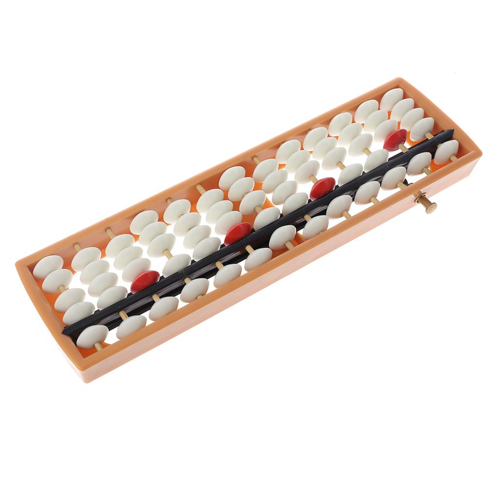 Portable 13 Column Abacus Arithmetic Soroban Number Counting Math Learning Tool
