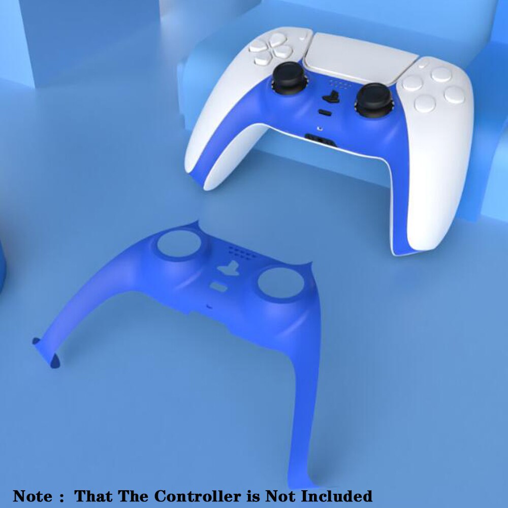 Ps5 controller-dekorleisten-abdeckungen, ersatzgehäuse für drahtloses dualsense-zubehör: Blau