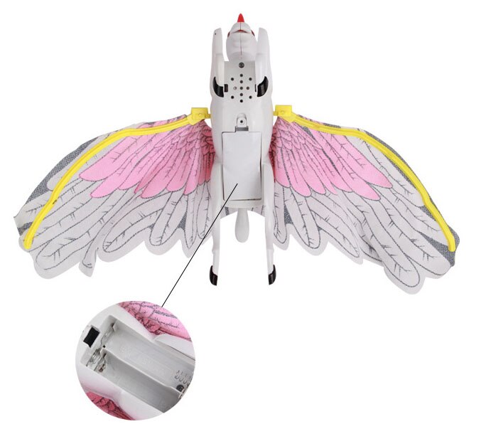 Novelty Flash Simulation Electric Flying Eagle Bird Rotate Interactive Toys Children Kids