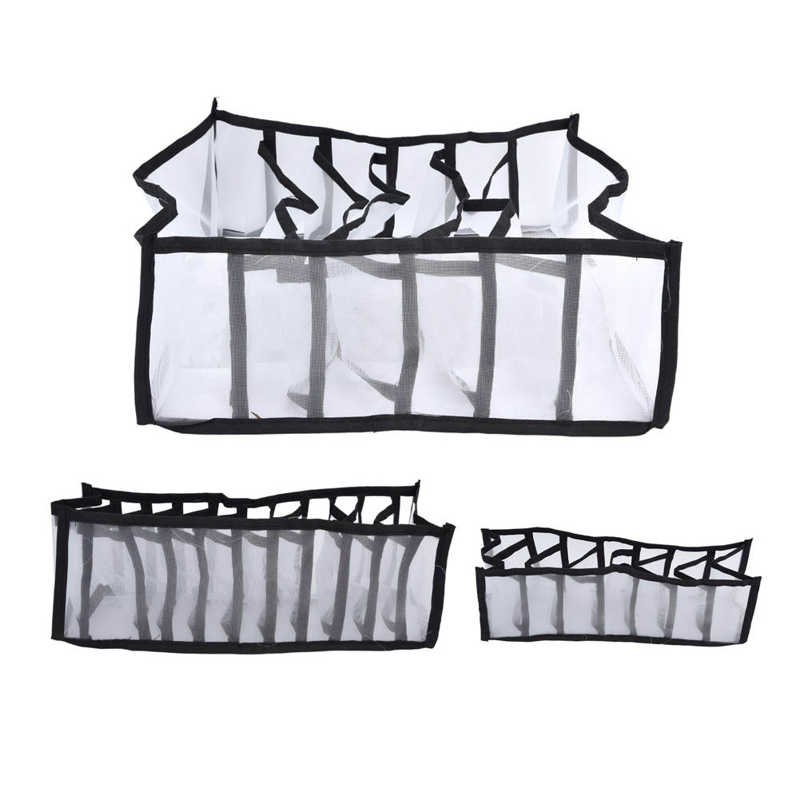 Drawer Organizer Multi Purpose Underwear Storage Box for Panties for Bras for Socks