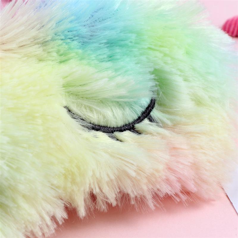 Øyemaske sove øyedeksel lapp iskrem myk søt enhjørning øyelokk sovemaske til å sove daglig brukpå pilsner