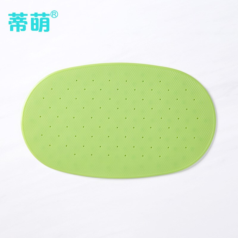 Extra Lange Badmat Massage 42X25CM Veiligheid Douche Bad Matten Antislip Badkamer Vloermat voor Kinderen bad antislip mat: green