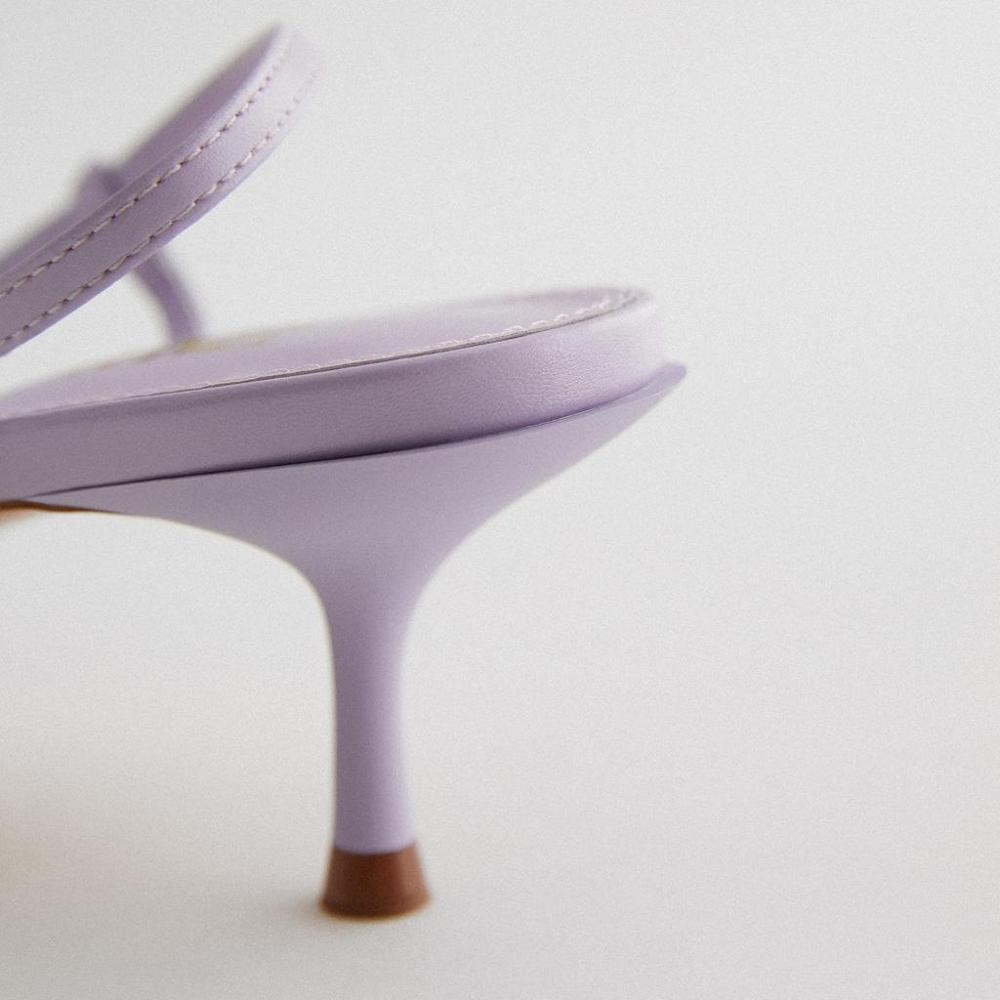 Lmcavi sun sapato feminino de malha violeta, calçado feminino stiletto com salto alto de gato