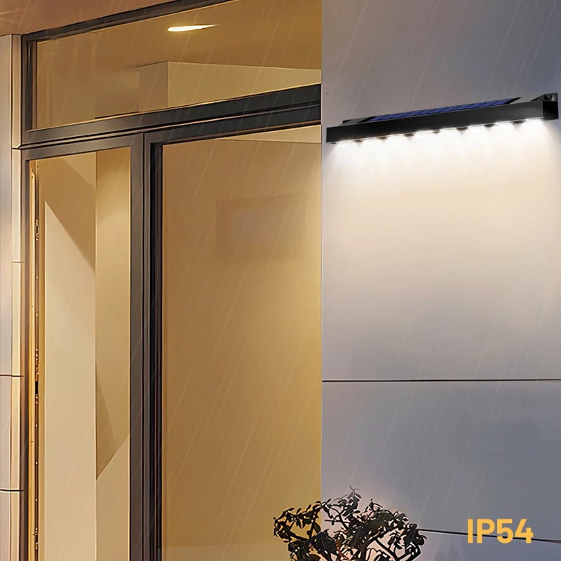 4/6/8LED zonne-wandlamp lamp op zonne-energie buiten waterdichte tuinverlichting balkon trap hek sfeer decorverlichting