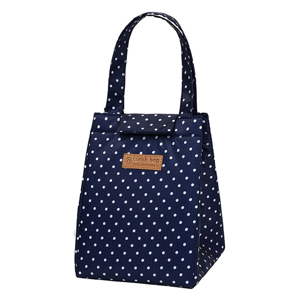 Lunch Bag Cute Multicolor Cooler Bags Women Waterproof Hand Pack Thermal Breakfast Box Portable Picnic Travel Food Bag: I