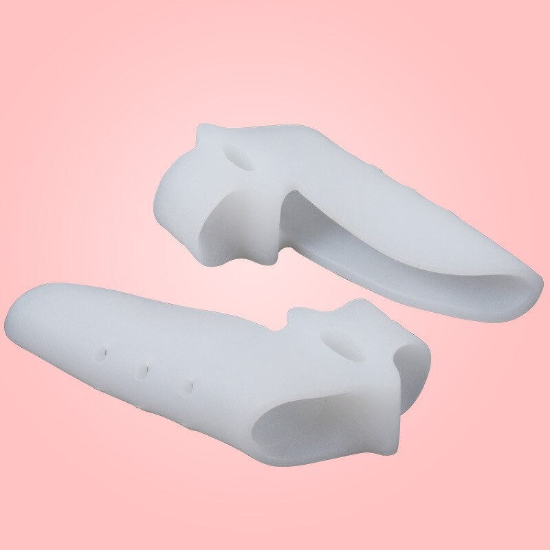 15pairs First and Second Toe Separator with a side Pad Silicone Toes Separator Bunion Pad Overlapping Toes Corrector Toe Spacer: Default Title