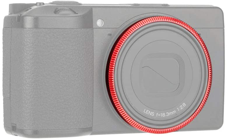 Metal Accent Lens ring for Decoration for Ricoh GR III GRIII GR3 Camera Replaces GN-1 Protects Lens Barrel