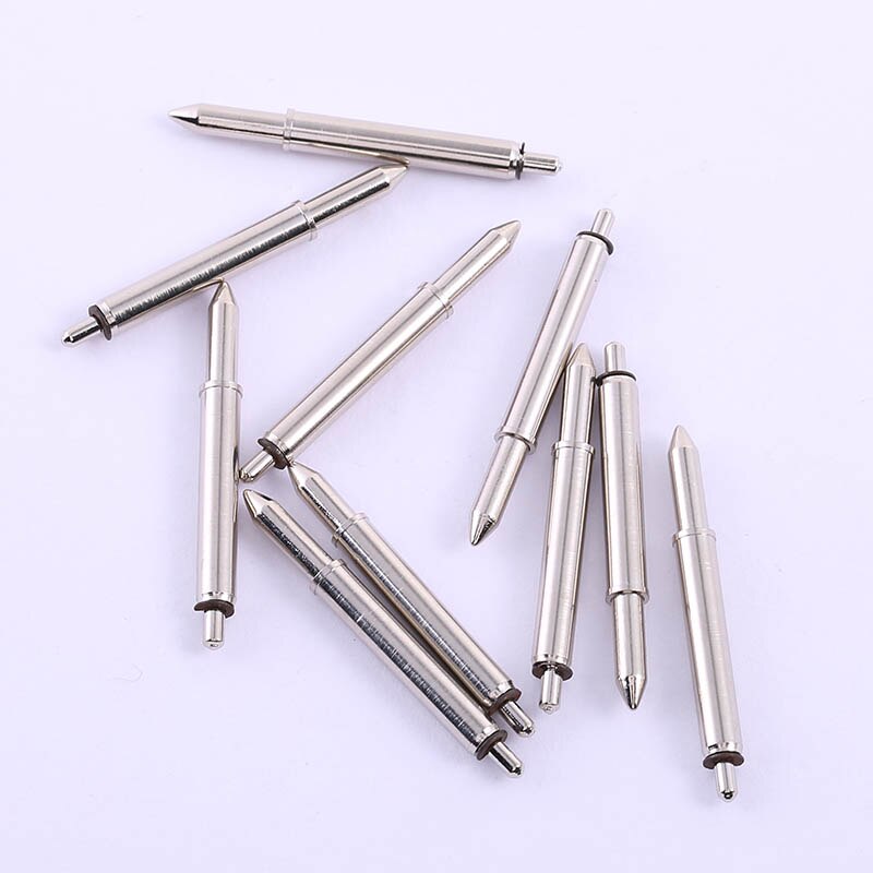 50Pcs Pointed Positioning Pin (GP-1S) Nickel Plated Spring Thimble Elastic Positioning Pin Electronic Use Accessories