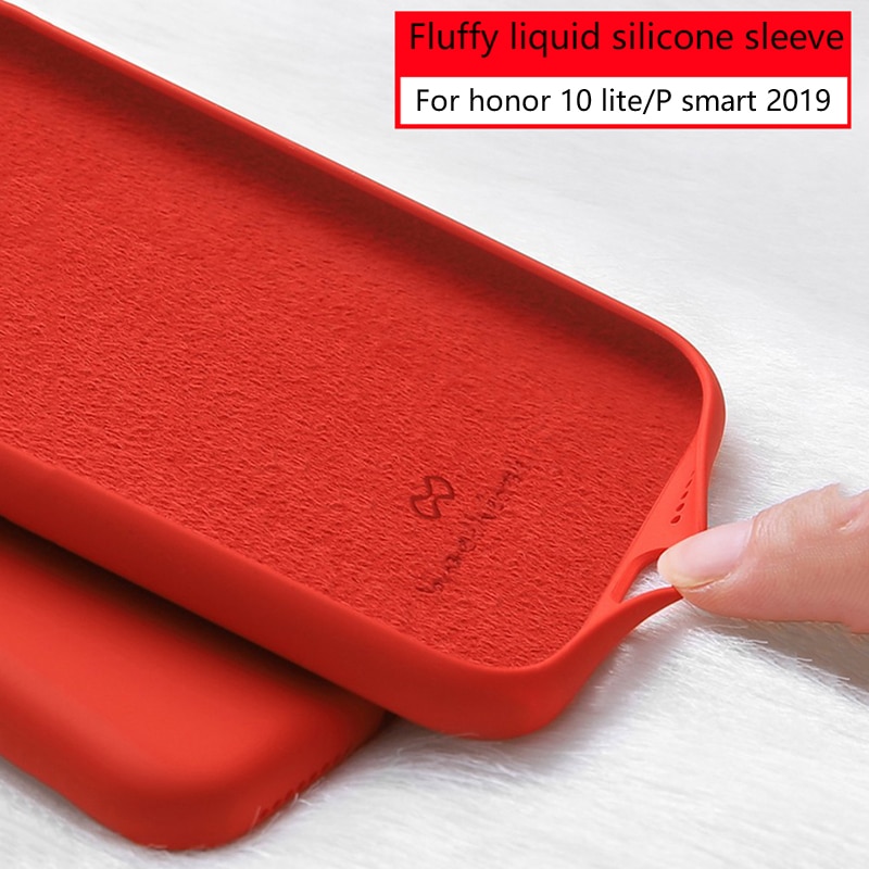 FCOWB für huawei P Clever fallen Anti-klopfen Offizielle flüssigkeit silikon telefon fallen für huawei ehre 10 lite P Clever Z abdeckung
