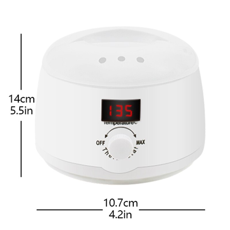 Varmere voksvarmer mini spa hånd epilator fødder paraffin voks genopladelig maskine krop hårfjerningsmiddel værktøj e