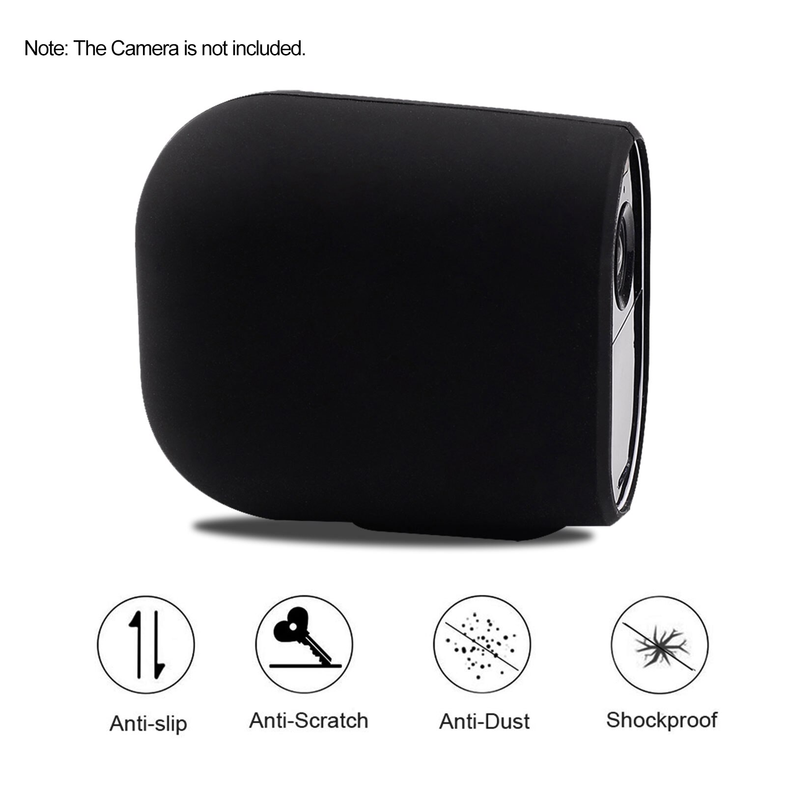 1 Pack Silicone Skin Compatible with Arlo Essential Cameras Security Weatherproof UV-resistant Case