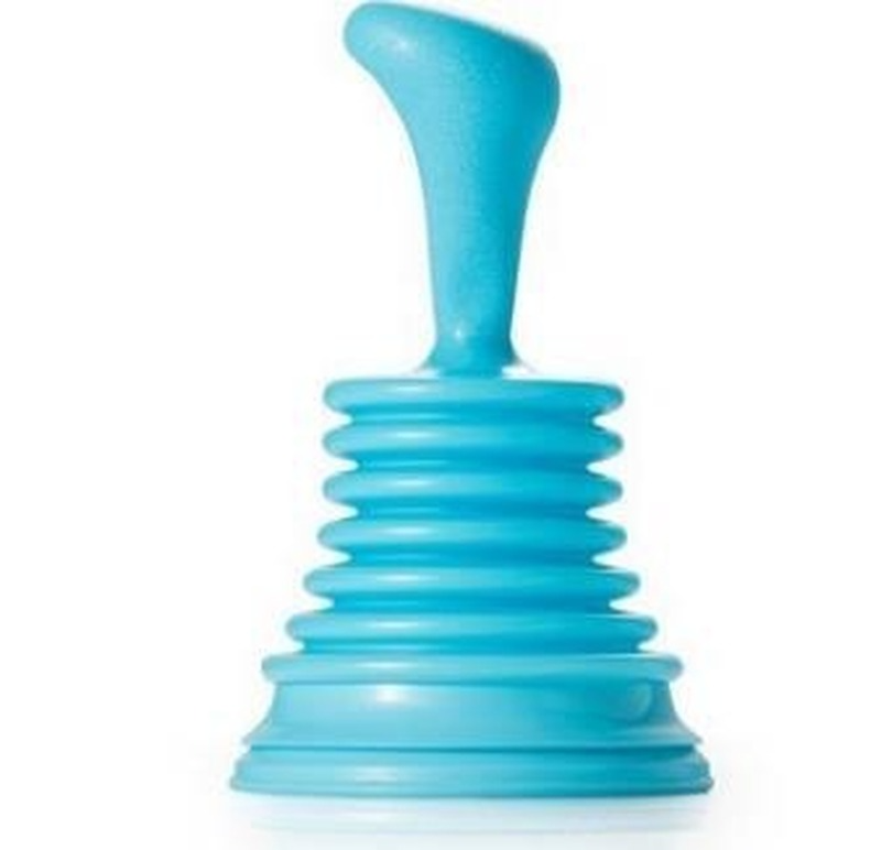 Kitchen Sink Unblock Pipes Removal Tool Real Drain Cleaners Bathroom Drain Pipe Dredge Cleaner Suction Cup Toilet Plungers: light blue