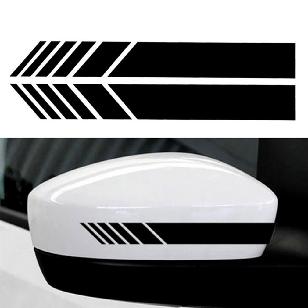 2x Car Side Mirrior Vinyl Graphic Sticker Car Rear View Side Mirror Body Stripe Vinyl Sticker Decal DIY Car Body Decals