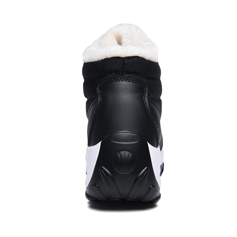 Leather Women Swing Shoes Lace Up Fur Warm Loss Weight Toning Shoes Wedge High Top Height Increasing Slimming Sneakers