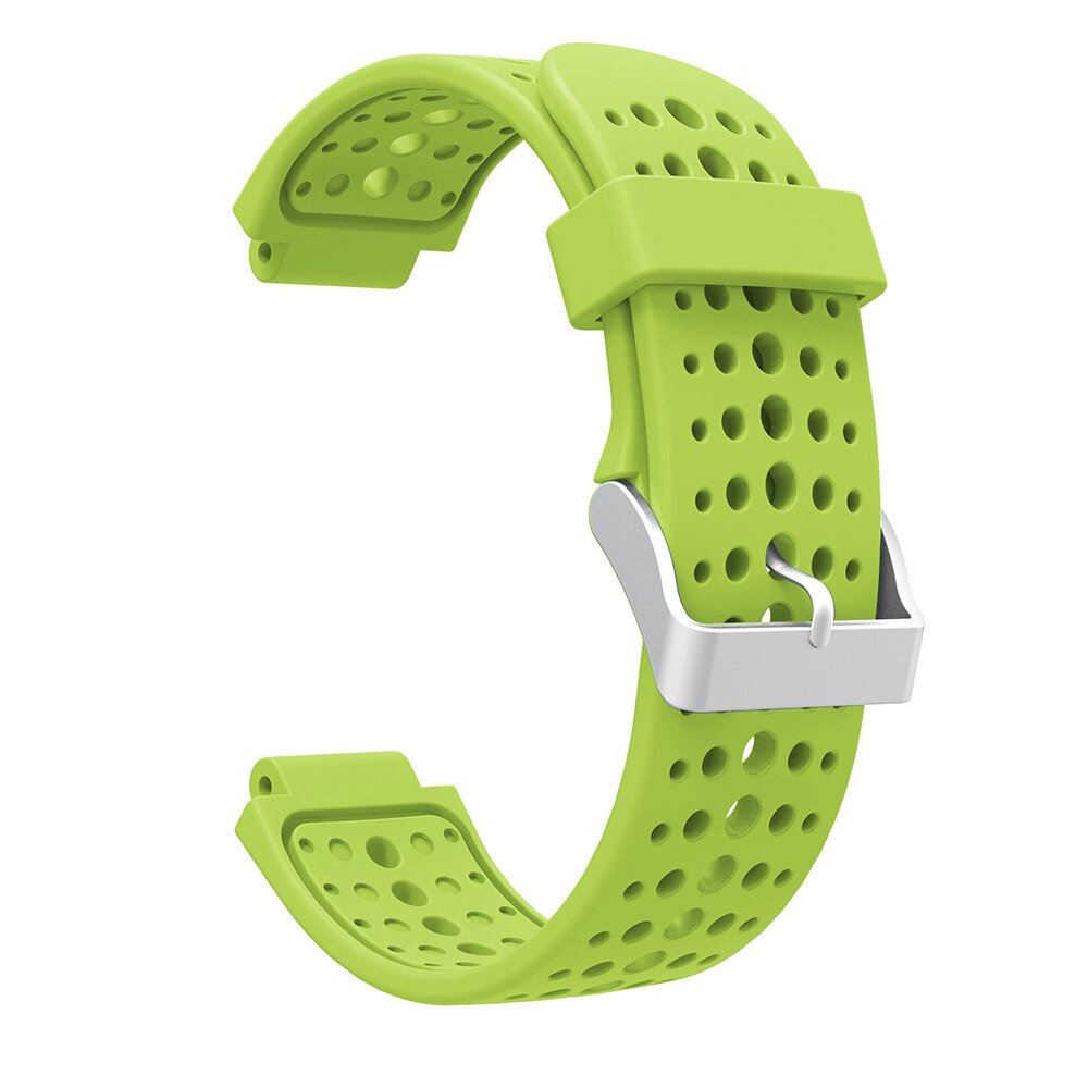 Silicone Bracelet Strap For Garmin Forerunner 235 Replacement Watch Band For Garmin Forerunner 220/230/235/620/630/735XT: Green