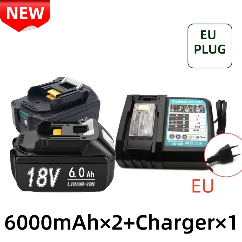 Bl1850 para makita 18v bateria recarregável 18650 célula de íon de lítio adequado para makita ferramenta elétrica bl1860 bl1830 lxt400
