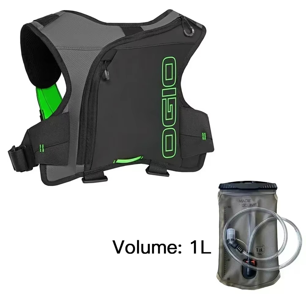 Motorcycle Cycling Hydration Pack MTB Off Road Motocross Water Backpack Sport Mountain Bike Water Bag: green