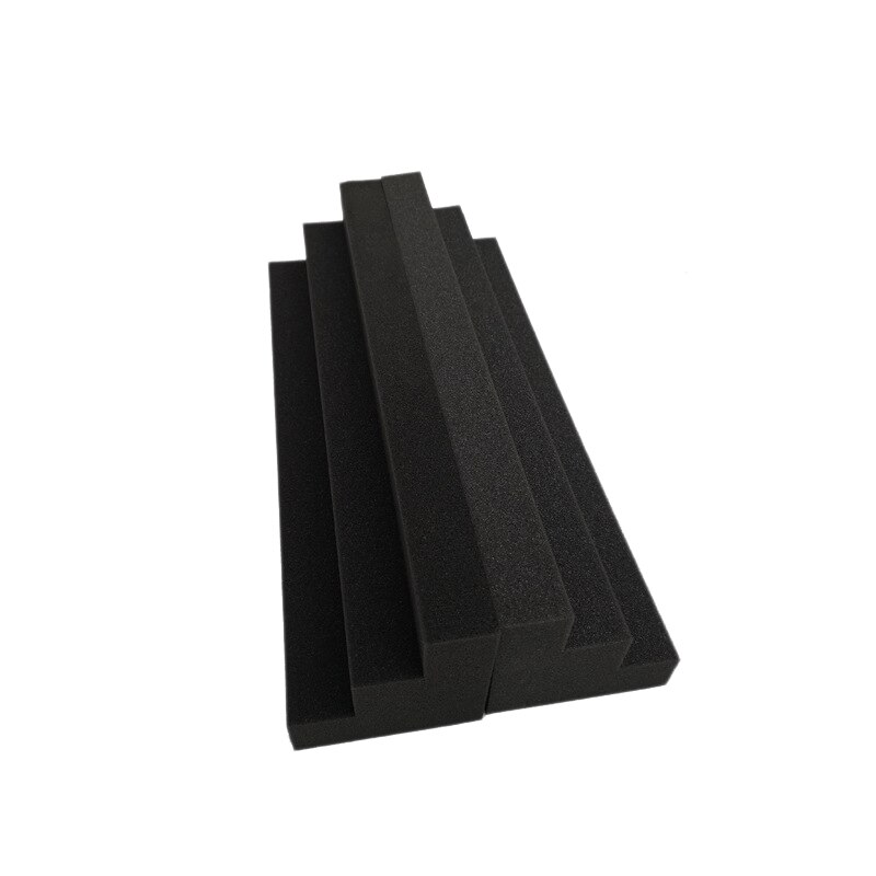 6 pack 12 x 12 x 48 cm pelare basfälla kil akustisk skum ljudabsorption o