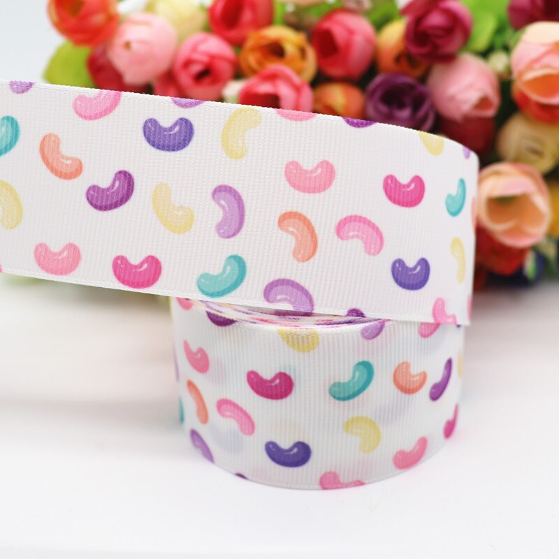 10 Yards 1.5 ''(38Mm) Cake, regenboog Gedrukt Grosgrain Linten Voor Haar Strikken Diy Handgemaakte Materialen Y19082302: 11