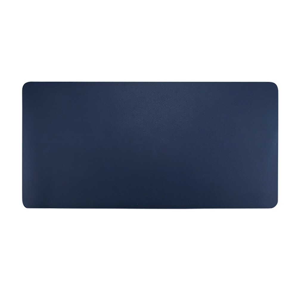 1PC Große Maus Pad 600x300x2mm Schreibtisch Matte Für Computer PC Locking Rand Büro Gaming gamer Teppich Maus Leder Große Schreibtisch pad: Dark Blue