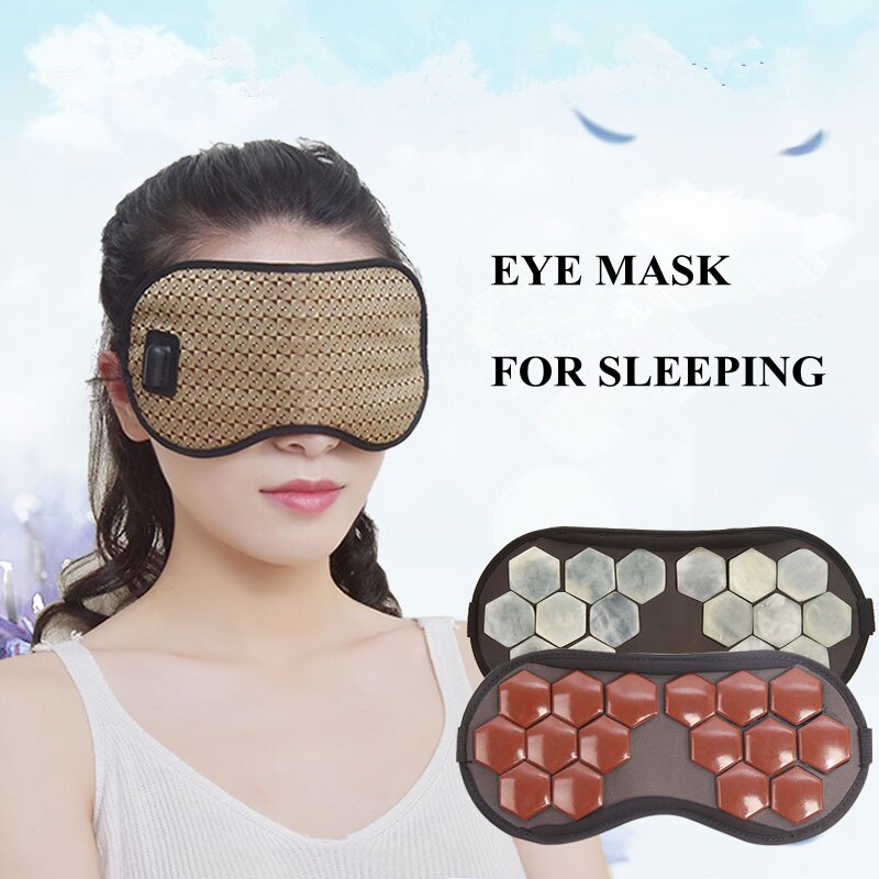 Korea Toermalijn Germanium Thermische Eye Cover Masker Gezondheid Elektrische Verwarming Therapie Oogzorg Reizen Facial Gezicht Slaapmasker