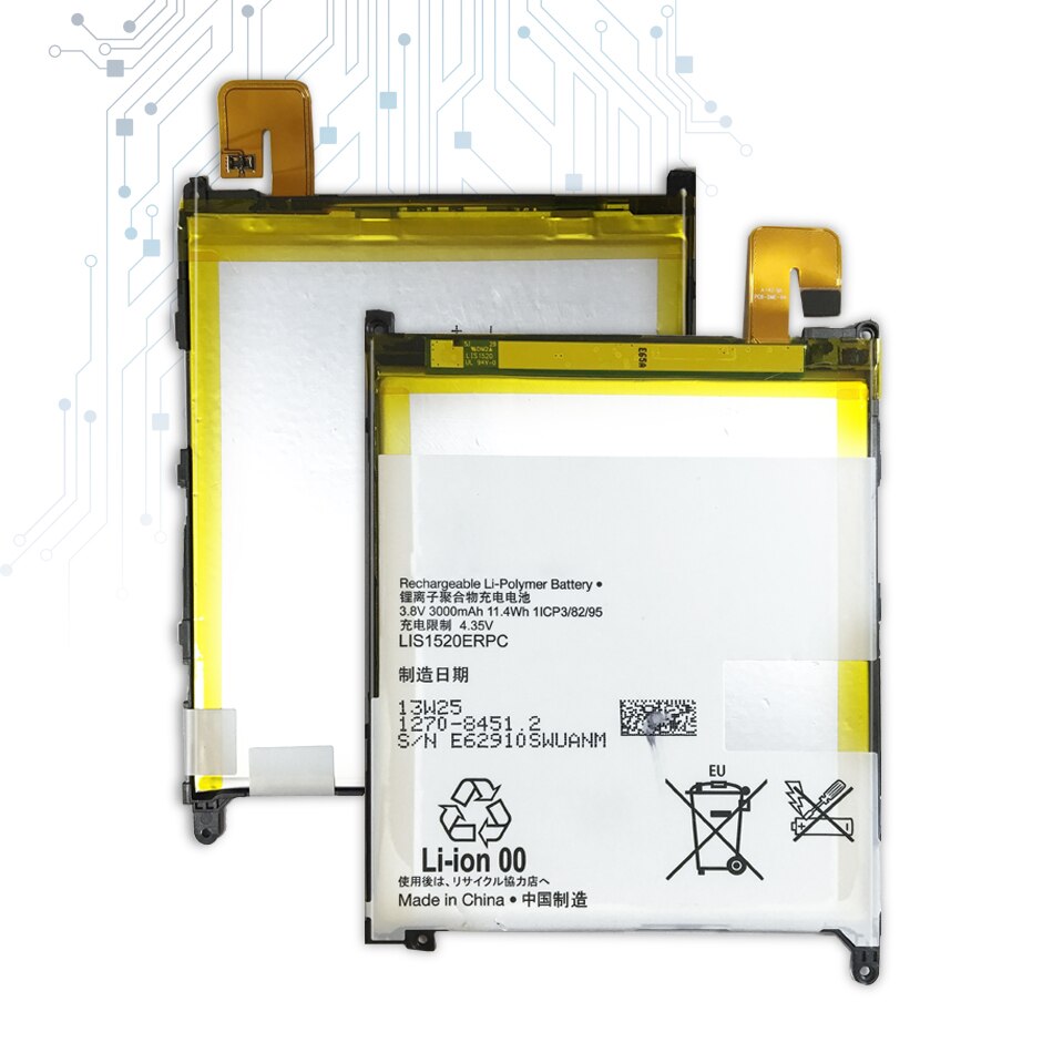 LiS1520ERPC-Batería de 3000mAh para Sony Xperia Z Ultra, XL39, XL39H, C6802, C6806, C6833, C6616, ZU, L4, número de seguimiento